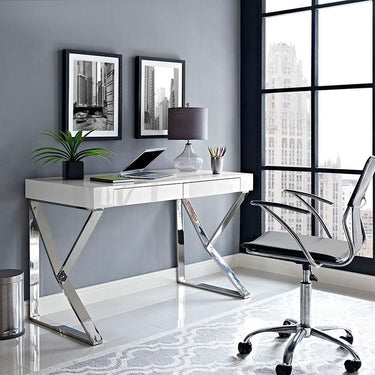 Modway Adjacent Desk in White