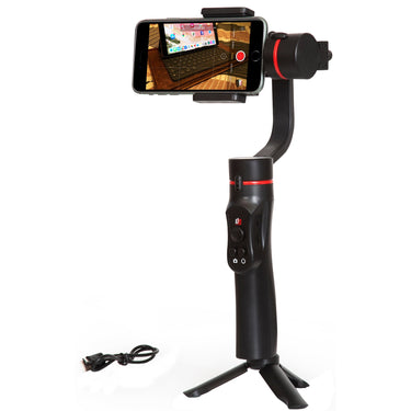 Deco Gear 3-Axis Handheld Cell Phone Gimbal Stabilizer iOS/Android Compatible 128GB Bundle