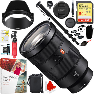 Sony FE 24-70mm F2.8 GM Full Frame E-Mount Lens Deluxe 32GB Kit