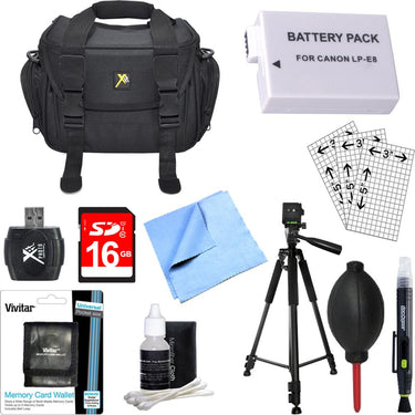 Special Fully Loaded Value Tripod & LP-E8 Battery Kit for Canon Rebel T5I T4i, T3i & T2i