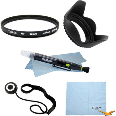 Special Essential 62mm UV Filter Accessory Bundle