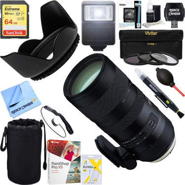 Tamron SP 70-200mm F/2.8 Di VC USD G2 Lens for Canon + 64GB Ultimate Kit