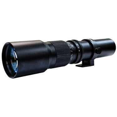 Deco Photo 500MM Preset Telephoto Lens with T-Mount for Nikon Cameras