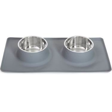 Deco Pet Dual Stainless Steel Food/Water Bowls for Pets