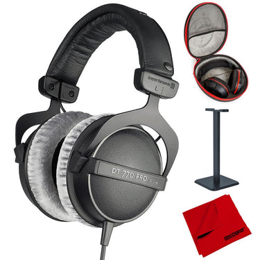 BeyerDynamic DT 770-PRO Studio Headphones 80 Ohms Closed Dynamic + Case Bundle
