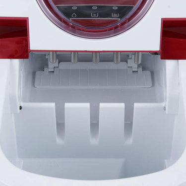 Deco Chef Red Compact Electric Ice Maker | (IMRED) | Top Load | 26 Lbs Per Day