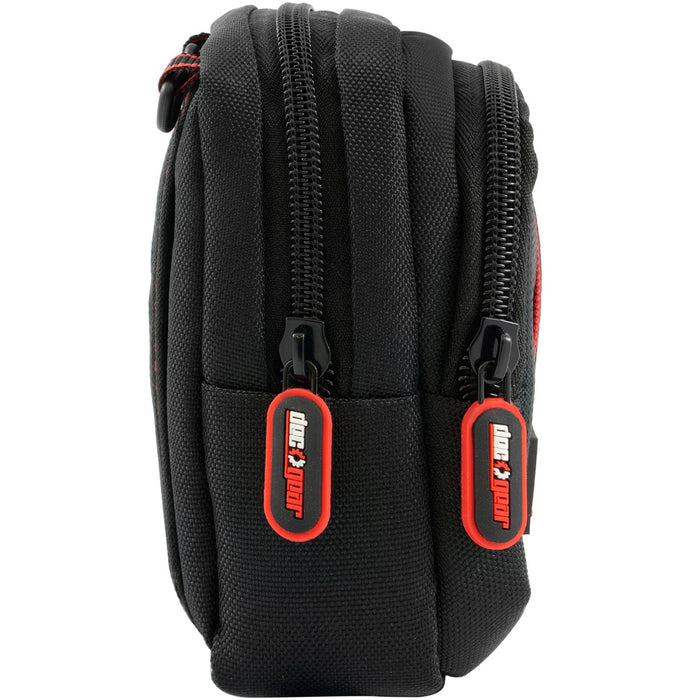 Deco Photo Point and Shoot Field Bag Camera Case (Black/Red) - PNS100BK