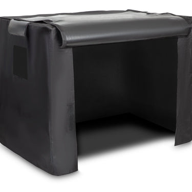 Deco Pet Parent Kennel Set w/ Folding Dog Cat Crate + Indoor/Outdoor Cover & Quilted Bed