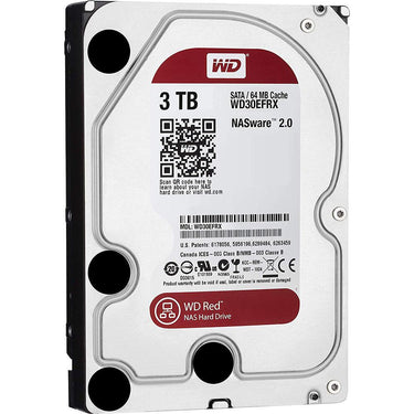 WD 3TB Red 5400 rpm SATA III 3.5" Internal NAS HDD (WD30EFRX) - Open Box