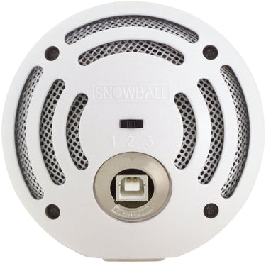 Blue Snowball USB Microphone - Textured White 988-000073