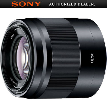 Sony SEL50F18/B - 50mm f/1.8 Mid-Range Prime E-Mount Lens (Black)