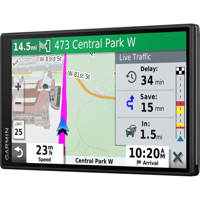 Garmin DriveSmart 55 & Traffic with Included Cable: GPS Navigator with a 5.5" Display