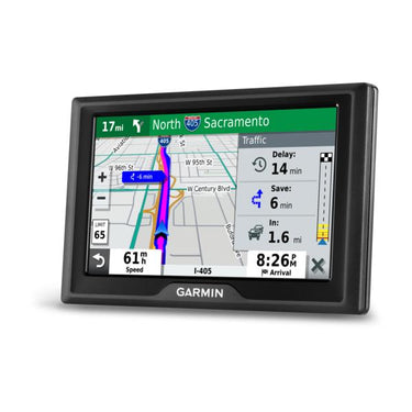 Garmin Drive 52 5" GPS Navigator with Traffic Alerts with Case and Dash Mount Bundle