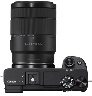 Sony a6400 Mirrorless APS-C Interchangeable-Lens Camera with 18-135mm Lens ILCE-6400M
