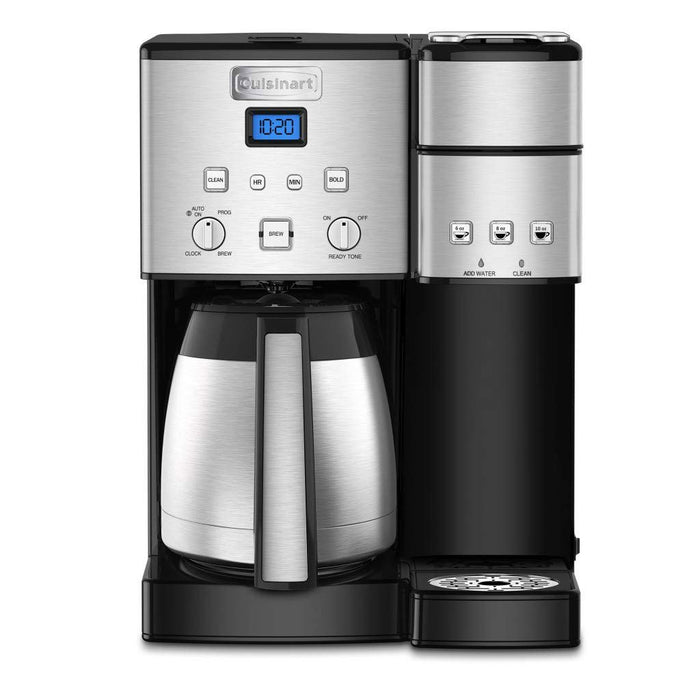 Cuisinart SS-20 Coffee Center 10-Cup Thermal Single-Serve Brewer Coffeemaker, Silver