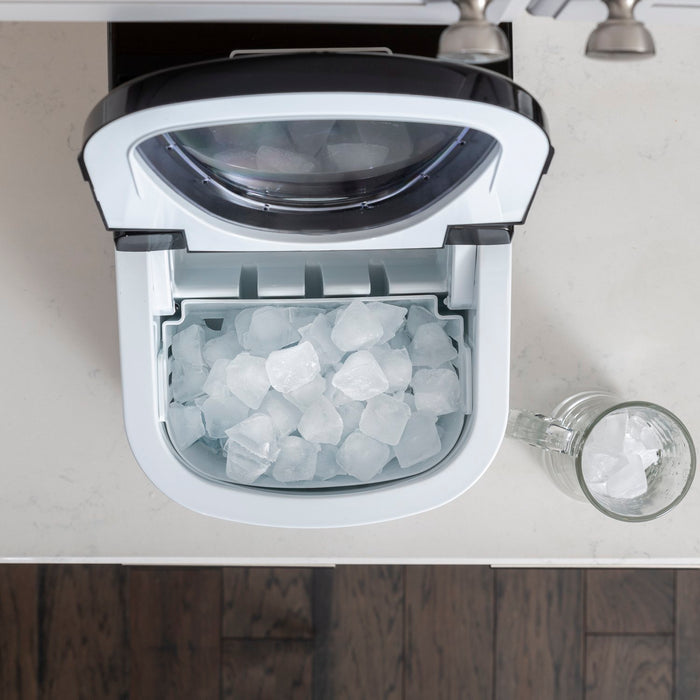 Deco Chef Stainless Steel Compact Electric Ice Maker | Top Load | 26 Lbs Per Day