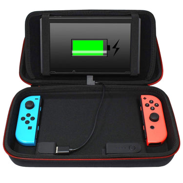 Deco Gear Charging Case for Switch with Built-in Stand + 10000mAh Rechargeable Battery