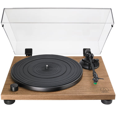 Audio-Technica AT-LPW40WN Fully Manual Belt-Drive Turntable 2 Speeds 33-1/3 & 45 RPM - Walnut