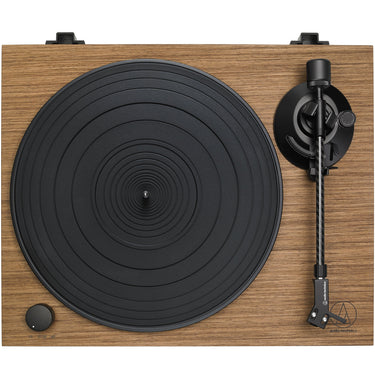 Audio-Technica AT-LPW40WN Fully Manual Belt-Drive Turntable 2 Speeds 33-1/3 & 45 RPM - Walnut