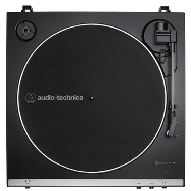 Audio-Technica AT-LP60X-GM Fully Automatic Belt-Drive Turntable 33-1/3 & 45 RPM -Gunmetal/Black