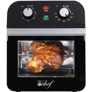 Deco Chef 12.7 QT Extra Large Capacity Convection Oven Airfryer + Oven Mitt & Salt Mill