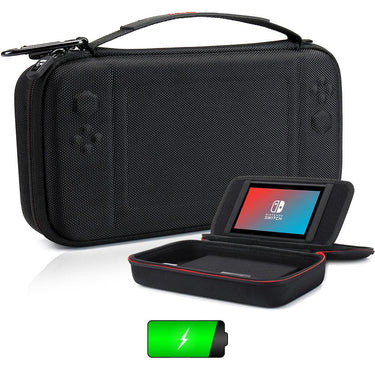 Deco Gear 10000mAH Charging Case for Nintendo Switch with 128GB Audio Essentials Bundle