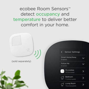 Ecobee 3 Lite Smart Thermostat Black