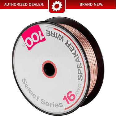 Deco Essentials 100 foot 16 AWG Gauge Heavy Duty Speaker Wire Cable