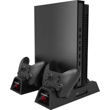 Deco Gear Xbox 3-in-1 Vertical Stand Cooling Fan with Charging Station Open Box