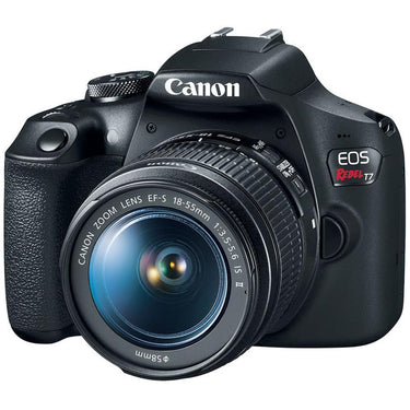 Canon EOS Rebel T7 DSLR Camera w/ 18-55mm II + 75-300mm III Dual Lens Kit Pro Bundle