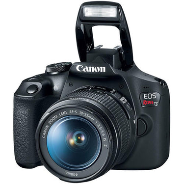 Canon EOS Rebel T7 DSLR Camera w/ 18-55mm II + 75-300mm III Dual Lens Kit Pro Bundle