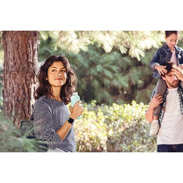 Fitbit Versa Smartwatch, Small & Large Bands Included, Gray/Silver