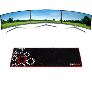 Deco Gear 35" Curved Ultrawide LED Gaming Monitor Full HD Display 21:9 2560x1080 - 3-Pack
