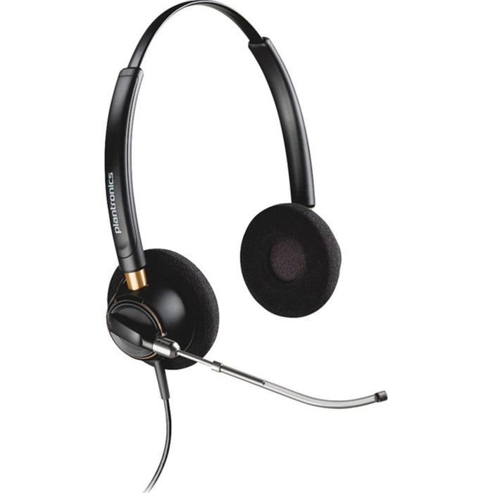 Plantronics EncorePro HW520V Binaural Voice Tube Headset - 89436-01