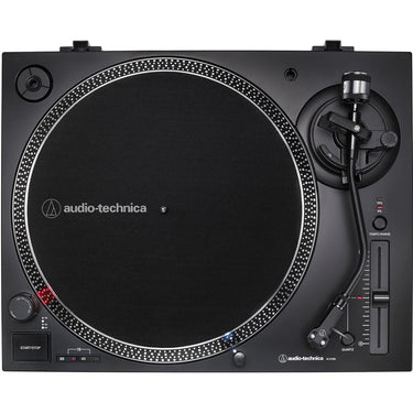 Audio-Technica Direct-Drive Turntable Analog & USB Black + Essentials Bundle