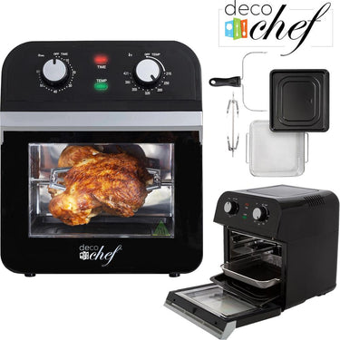 Deco Chef XL 12.7 QT Extra Large Capacity Convection Oven Airfryer Open Box