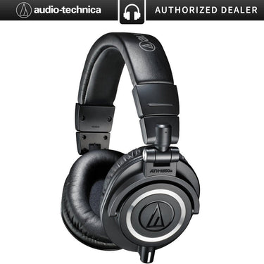 Audio-Technica ATH-M50X Professional Studio Headphones (Black)