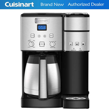 Cuisinart SS-20 Coffee Center 10-Cup Thermal Single-Serve Brewer Coffeemaker, Silver