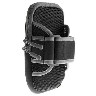 Deco Essentials Cell Phone Sport Armband Holder with Zipper Pocket for Essentials