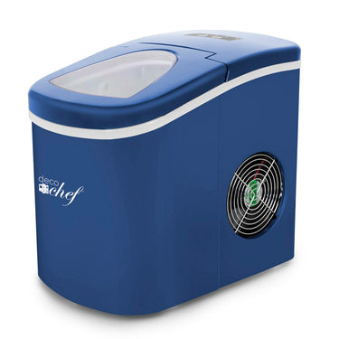 Deco Chef Blue Compact Electric Ice Maker | (IMBLU) | Top Load | 26 Lbs Per Day