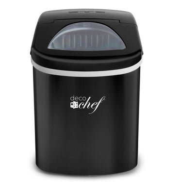 Deco Chef Black Compact Electric Ice Maker | (IMBLK) | Top Load | 26 Lbs Per Day