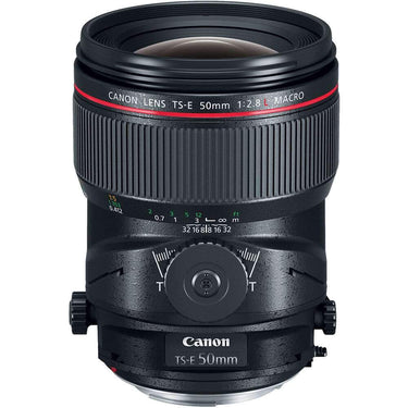 Canon TS-E 50mm f/2.8L Macro Tilt-Shift EF-Mount Lens + 64GB Accessories Bundle