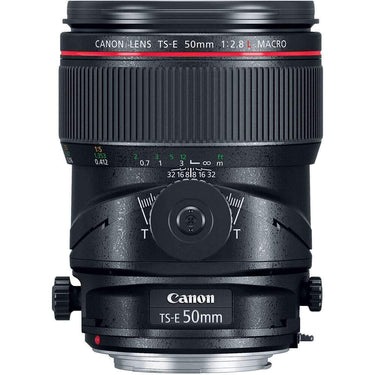 Canon TS-E 50mm f/2.8L Macro Tilt-Shift EF-Mount Lens + 64GB Accessories Bundle