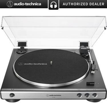 Audio-Technica AT-LP60X-GM Fully Automatic Belt-Drive Turntable 33-1/3 & 45 RPM -Gunmetal/Black