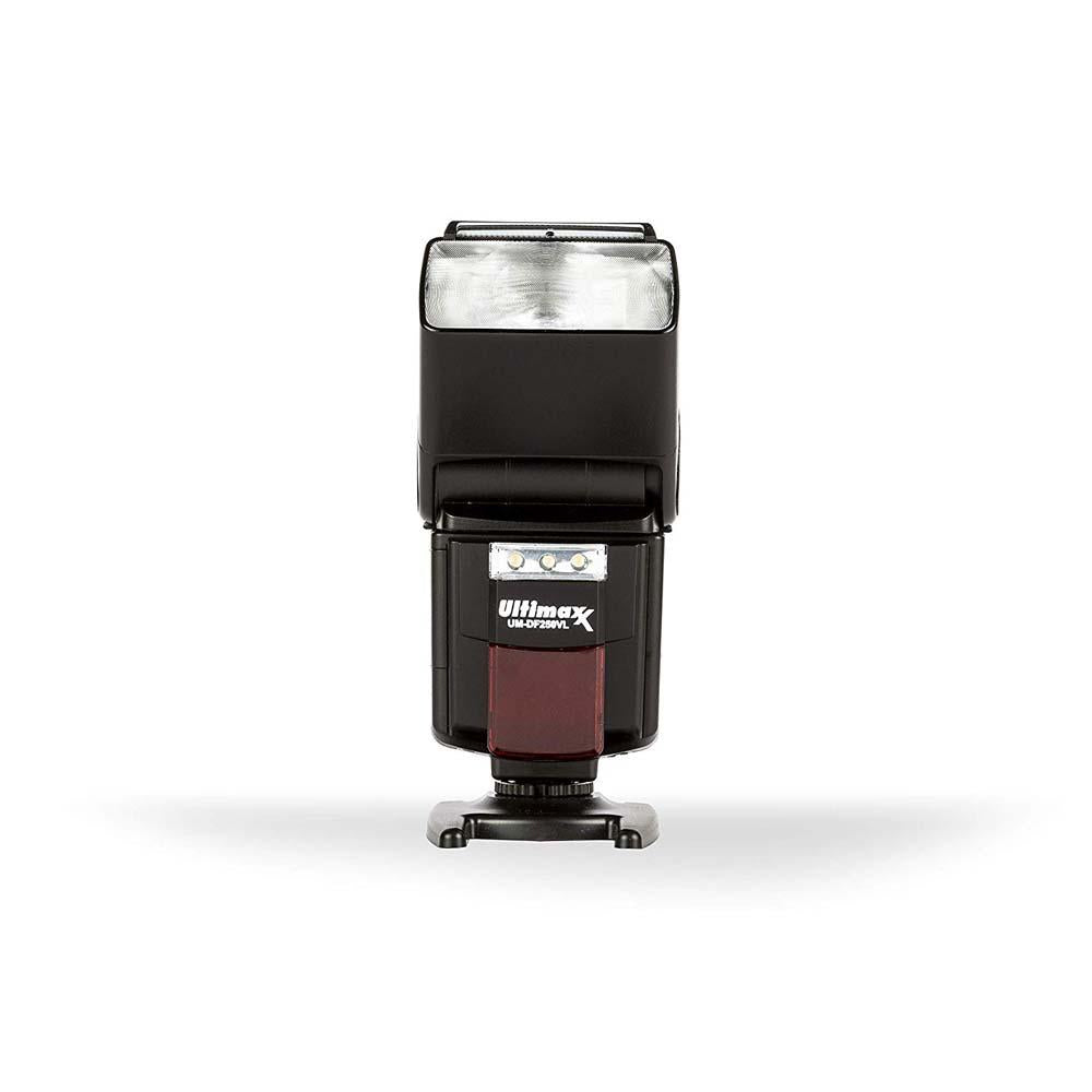 High Power Automatic Flash with LED Video Light for DSLR Camera