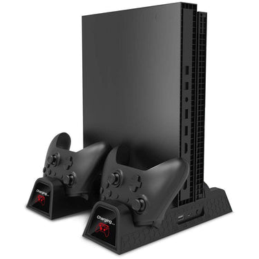 Deco Gear Xbox Accessory Kit with 3-in-1 Vertical Stand, Thumb Grips, and XB1S Skin Decal