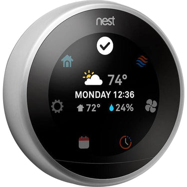 Nest Learning Thermostat (3rd Generation; Stainless Steel) - Open Box