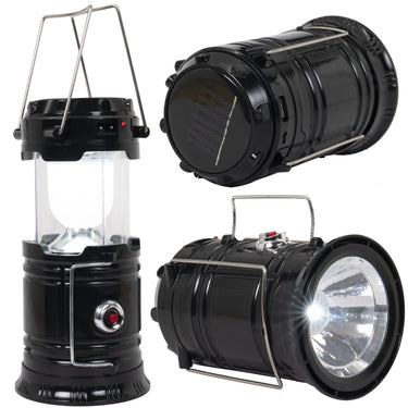 Technical Pro Camping Lantern - Rechargeable LED Lantern and Solar Power Bank