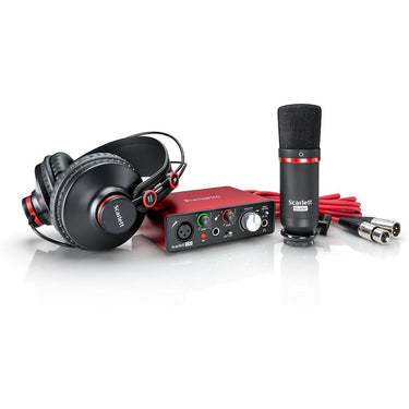 Focusrite Scarlett 2i2 Studio Pack & Record Bundle 2nd Gen w/ Deco Gear Accessories Kit