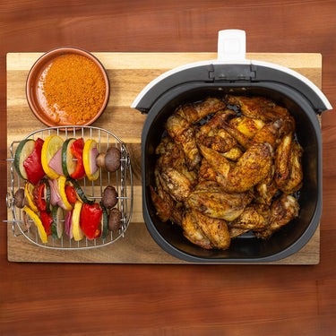 Deco Chef Digital 5.8QT Electric Air Fryer - Healthier & Faster Cooking - White